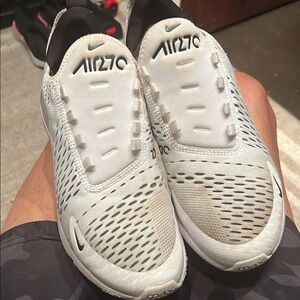Nike Air 270 White and Black Sneakers